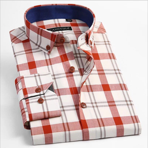 <span class=keywords><strong>Camicia</strong></span> a Quadri in Flanella Spazzolata 100% Cotone per <span class=keywords><strong>Uomo</strong></span>, Manica Lunga, Casual, Personalizzabile OEM - Product Image 5