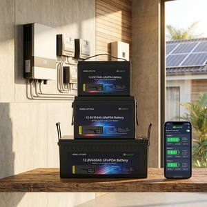 Batterie portable LiFePO4 12V 200Ah 300Ah 400Ah pour énergie solaire hors réseau avec surveillance par application - Product Image 1