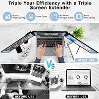 S2 HD Display Gaming Double Monitor 14 "Écran d'ordinateur portable étendu au rapport d'aspect 16:9