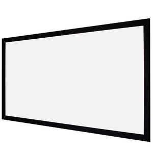 NUOVO Schermo per Proiettore HD da 150 Pollici 16:9, <span class=keywords><strong>Cinema</strong></span> Domestico 3D, Luminoso, in PVC Nero Vellutato, Telaio Fisso Piatto - Product Image 1