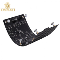 2024 Hd Pure Soft Full Curve Paneles programables Pantalla de publicidad Pantalla LED flexible