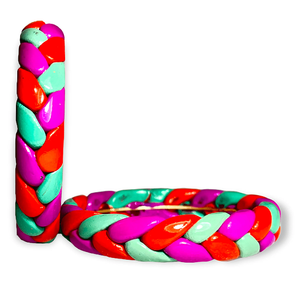 เครื่องประดับผมแบบหางม้า Lac Bangles ทำมือสไตล์ดั้งเดิมสำหรับงานแต่งงาน เทศกาล และแฟชั่นประจำวัน - Product Image 4