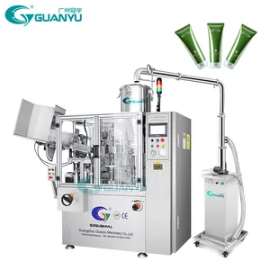 Guanyu High-Speed Automatic Cream Cosmetic Soft Tube Filling Sealing Machine Plastic Toothpaste Tube Filling and Sealing Machine