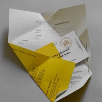 Carte de remerciement directe d'usine, avec impression directe, bon marché