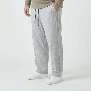 Plus Size Grote Dikke Mannen Sportieve Effen Geverfde Joggingbroeken Joggers Katoen Stretch Ademend Ontspannen Pasvorm Trekkoord Elastisch 6XL 8XL 10XL - Product Image 2
