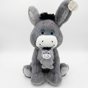 Peluche Personalizzato Super Esclusivo a Forma di Asino, Giocattolo Morbido Imbottito con Imbottitura <span class=keywords><strong>in</strong></span> Cotone PP - <span class=keywords><strong>Regalo</strong></span> Antistress - Product Image 5