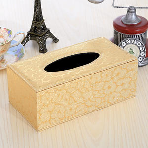 Ensemble de mouchoirs et serviettes en cuir pu, 1 pièce, pour salle de bain, personnalisé, couleur blanche marbre, boîte-cadeau, housse de voiture - Product Image 4