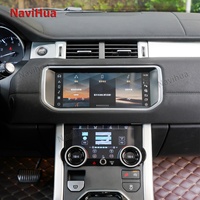 Panneau de commande de climatiseur Navihua 10,25 pouces Système multimédia Android pour voiture pour Range Rover Evoque 2012-2018 GPS Carplay
