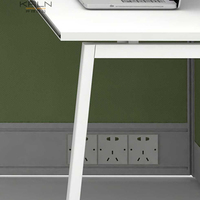 Scrivania da Ufficio PAKE 2026 in Metallo, Design Moderno Verde, Prezzo di Fabbrica, Garanzia Commerciale, Scrivania Personalizzata per 1 Persona, 6 Anni di Garanzia