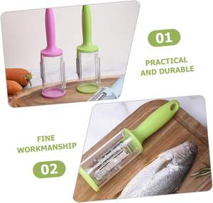 Nouvelles idées de produits : Outils de cuisine, éplucheur multifonctionnel pour aliments, éplucheur de pommes de terre et de légumes avec boîte de rangement - Product Image 5