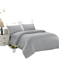 OEKO-TEX tissus teints et blancs en microfibre douce brossée de qualité populaire avec gaufrage et rayures pour drap de lit et couettes
