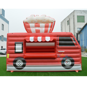 Tente de fête gonflable extérieure sur le thème des camions de nourriture, <span class=keywords><strong>en</strong></span> PVC, facile à installer, usage commercial, logo personnalisé, camping mobile - Product Image 3