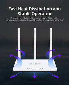 Yönlendirici Wifi kablosuz 2.4G ev yönlendirici ev için 300Mbps kablosuz iletim ve kapsama alanı VoIP uygulama - Product Image 5