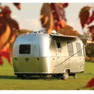 Airstream Travel Trailer Luxury RV Caravan Camper Kitchen Trailer Airstream Camper Trailer