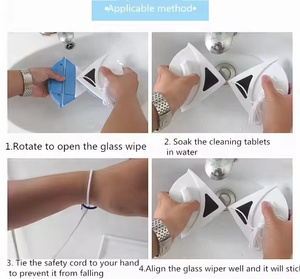 Lavavetri magnetici della fabbrica per uso domestico spazzole tergicristallo doppio lato vetro <span class=keywords><strong>magnetico</strong></span> lavavetri prodotti per la casa - Product Image 2