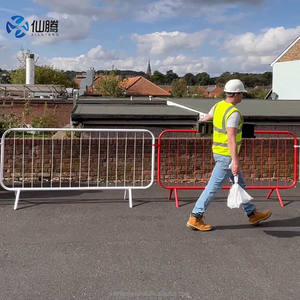 Çelik güvenlik bariyeri düşük bakım stadyumlar için temel güvenlik eskrim trafik kontrolü geçici çit kafes/kapı - Product Image 5