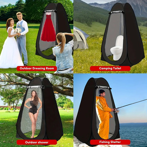 Carpa de Privacidad Portátil para Acampar con Kit de Ducha Exterior, Protección UV, Uso en las Cuatro Estaciones, Bolsa de Ducha de 5 Galones - Product Image 1