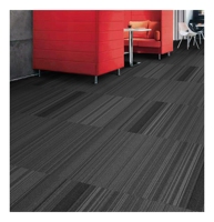 Tapis résistant au feu 50x50cm avec support en PVC pour le bureau ou les zones à fort trafic, tapis en Nylon