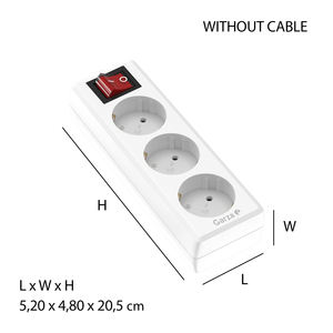 พาวเวอร์แบงค์อเนกประสงค์ Garza Universal Indoor 35W พร้อมตัวเลือกการชาร์จหลากหลาย ไม่ต้องใช้สาย สวิตช์ไร้สาย มาตรฐาน IP20 สีขาว สำหรับใช้ในบ้านและสำนักงาน - Product Image 2