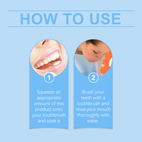 Dentifrice Oralhoe pour l'entretien des dents, maintient les dents propres et hygiéniques, réduit les taches, brillance naturelle