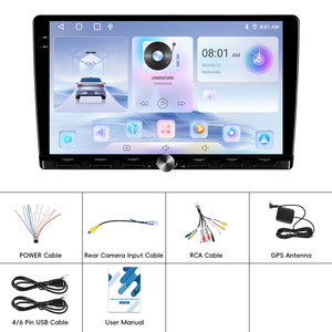 Autoradio Android Podofo 9 pouces 2+64G avec Carplay/Android Auto sans fil, GPS, WiFi et clavier piano – Vente en gros - Product Image 6