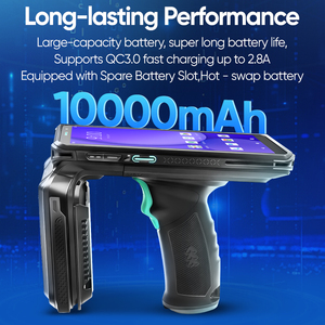 F9826r 6Inch Giá Rẻ 8Core 2.0Ghz Android11 UHF Reid <span class=keywords><strong>PDA</strong></span> Cầm Tay Máy Tính Di Động <span class=keywords><strong>PDA</strong></span> - Product Image 3