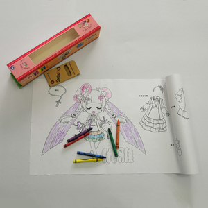 <span class=keywords><strong>her</strong></span> Élégant Dessin Animé <span class=keywords><strong>de</strong></span> Papier <span class=keywords><strong>De</strong></span> Livre <span class=keywords><strong>De</strong></span> Coloriage Enfants Ange Adhésif Mural Décoratif Collant Peinture Papier à Colorier - Product Image 4
