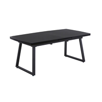Meuble de salle à manger extensible, table de restaurant moderne en bois, Offre Spéciale