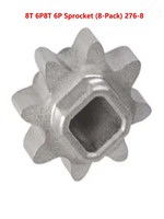 V5 VEX 123 IQ EXP GO Pro 6P 8T Paket Sprocket 8 Buah 276-8030 Sprocket dan Kit Rantai untuk Robotika dan Mainan Edukasi