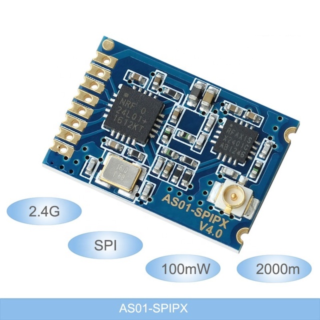 2.4G Wireless Modules 2000 meter Long Distance NRF24L01+PA+LNA Wireless rf Modules 100mW SPI rf Transmitter and Receiver