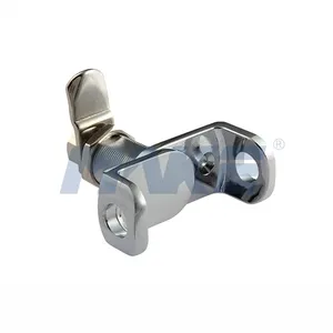 MK402-1 Bright Chrome Hasp Lock for Office Furniture Cabinet