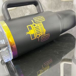 Gobelet isotherme extérieur en acier inoxydable à double paroi, grande capacité 40oz H2.0, revêtement poudré, avec base dissimulée pour gravure laser - Product Image 5