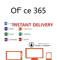 Cuenta 365 Pro Plus, Onedrive 100GB, Dispositivos Mac/PC/Smartphone, Acceso con Contraseña de por Vida, en Stock