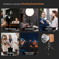 Lampe vidéo LED 150w Pocket COB Light Photographie Fill Lighting pour Photos Studio Vidéo Youtube Prise de vue en extérieur