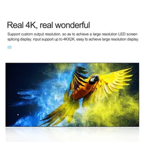 4 trong 8 out HDM I DVI 4K @ 60Hz bức tường video điều khiển màn hình LED Bộ vi xử lý video