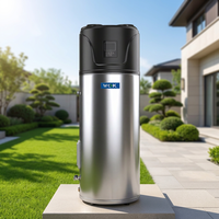 Chauffe-eau à pompe à chaleur intégrée 150L R290, corps en acier inoxydable, antirouille, pour zones humides - Prix de gros