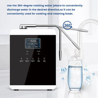 Machine à eau enrichie en hydrogène multifonctionnelle électrique domestique à commande vocale, chauffante, à électrolyse alcaline faible, pour comptoir et voiture