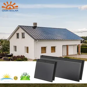 Tiết kiệm năng lượng và Giảm carbon Tấm quang điện năng lượng mặt trời ván lợp PV mái ngói cho màu xanh lá cây xây dựng