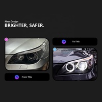Phares à LED Angel Eye CREULI pour BMW Série 5 E60 2003-2010, feux de jour DRL, clignotants, Plug & Play