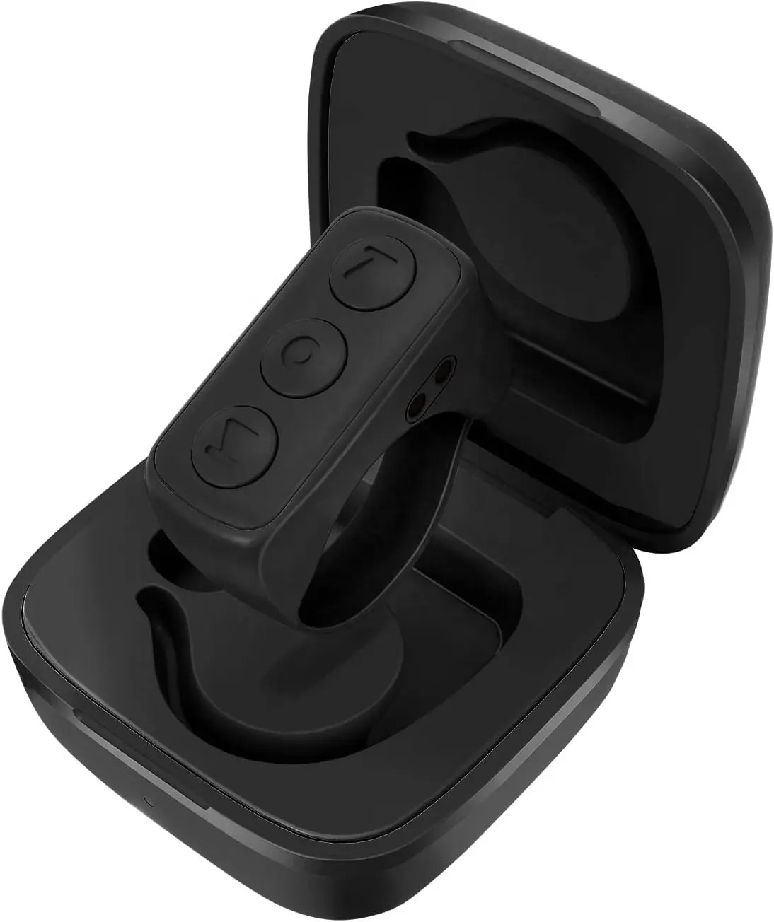 Hot Sale Wireless Small Size Handy zubehör Turner Scrolling Down Ring Bluetooth-Fernbedienung mit Lade koffer