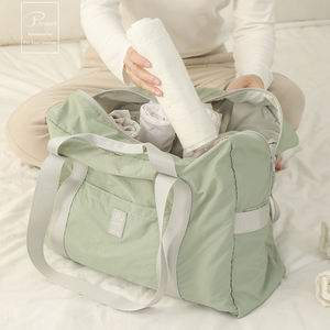 Sac de voyage en nylon de mode en gros d'usine avec fermeture à glissière - Product Image 3