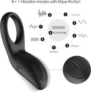 Vibrerende cockring voor mannen erectie seks koppels, siliconen penisringen cockrings voor mannen langer harder sterker, adult sex toys - Product Image 2