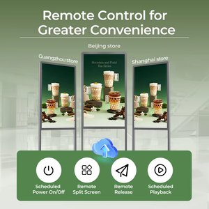 Monitor LCD 4K Táctil Antideslumbrante de Pie, OEM ODM, Tablero de Menú Digital para Animación - Product Image 5