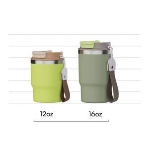 For Cross-border High-value New 12oz16oz 304 Stainless Steel Vacuum Insulated Coffee Mug Travel Car <b>Cup</b> - Product Image 4