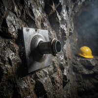 Boulons à friction de 46 mm utilisés dans les mines, en vente, boulons de roche de haute qualité à bon prix