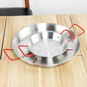 Hengguang Stainless Steel <strong>Paella</strong> <strong>Pan</strong> Seafood <strong>Pan</strong> Spanish <strong>Paella</strong> <strong>Pan</strong> for Restaurant Kitchen - Product Image 3