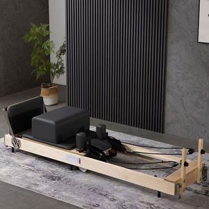 Durable Home Ejercicio Pilates Reformer Core Bed Muebles comerciales plegables de roble con características de alta visibilidad - Product Image 4