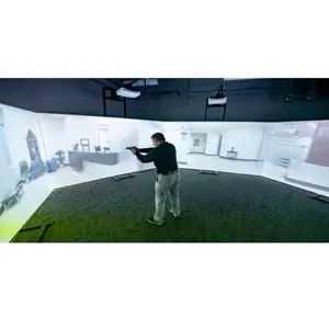 Juego de disparos de pistola láser juego de proyección de pared interactivo táctil de alta calidad para varias personas