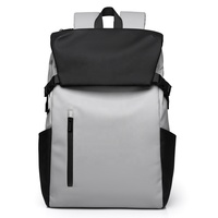 Nueva Mochila para Portátil de Estilo Simple, Impermeable, con Revestimiento Oxford, de PU de Lujo, con Múltiples Bolsillos, para la Universidad, la Escuela o el Trabajo
