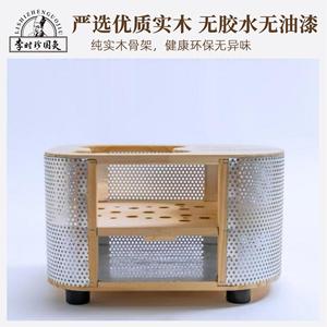 Appareil de moxibustion pour les pieds Li Shizhen, médecine traditionnelle chinoise, en bois massif, sans fumée, pour usage domestique, amélioration de la santé - Product Image 6